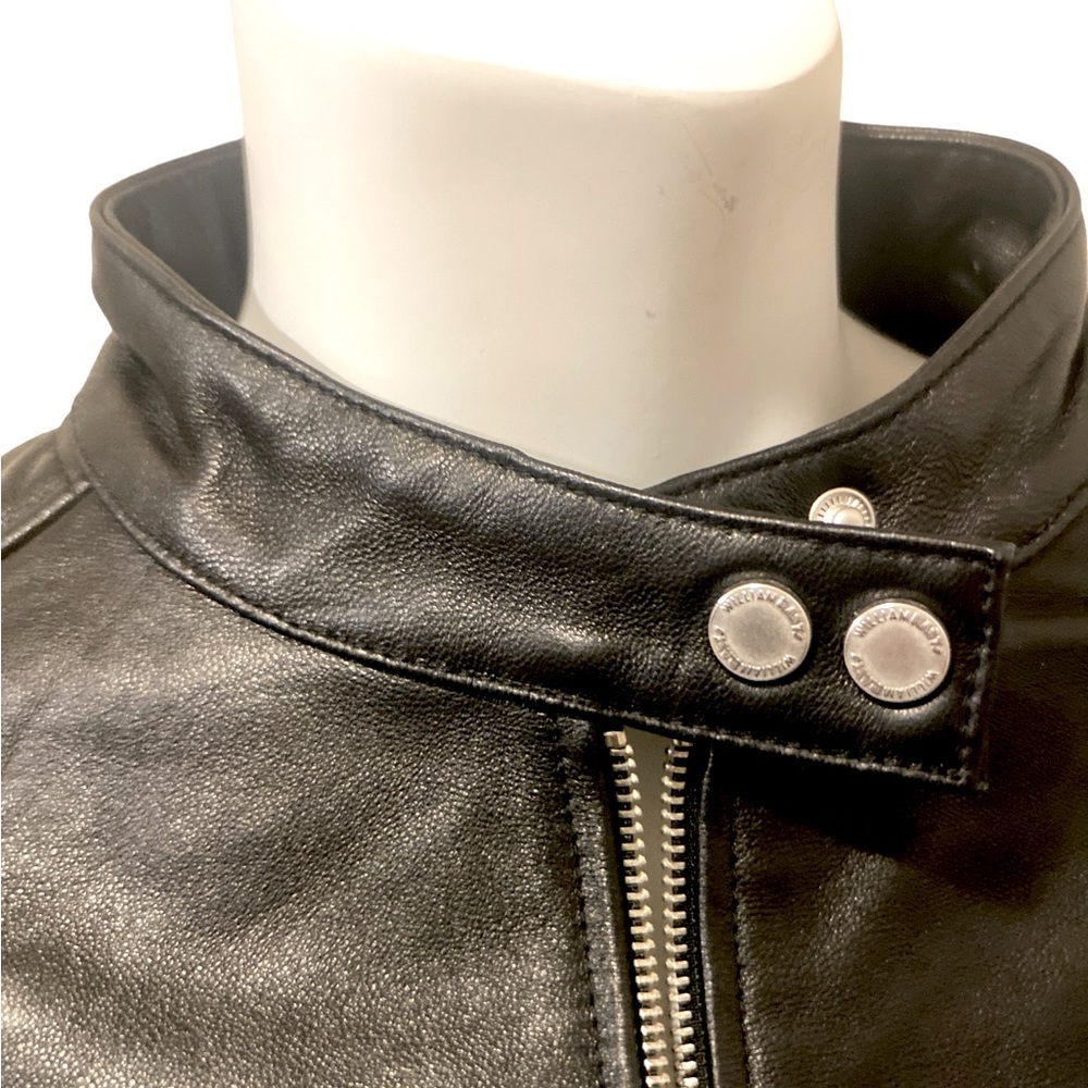 NWT WILLIAM RAST Moto Style Leather Jacket, size Medium - Picture 5 of 16